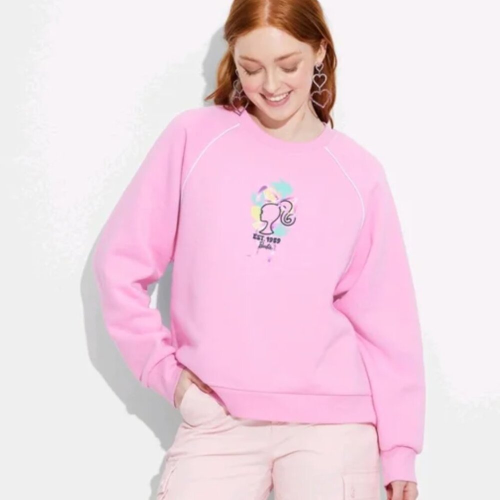 NWT Barbie Pink Malibu Sweatshirt